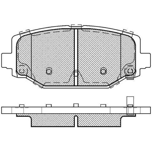 Pastillas Freno Para Volkswagen Routan 3.6 2008/ Trasera Foto 2