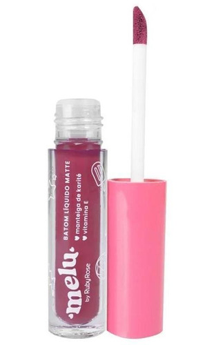 Batom Líquido Matte Melu Frutilly Ruby Rose 3,5ml