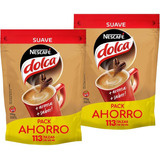 Café Nescafe Dolca Suave 2 Doypack X170g Para Batir Sin Tacc