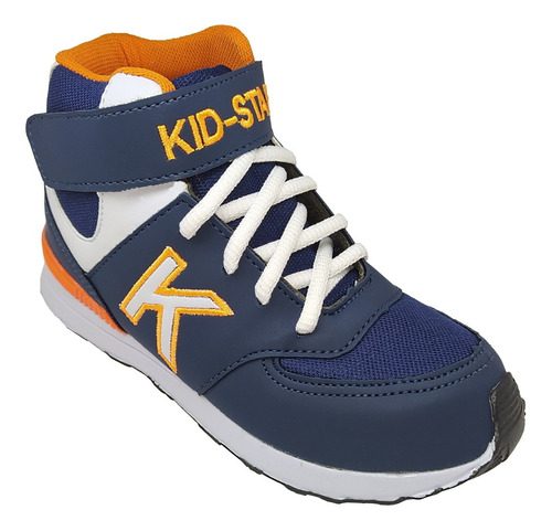 Tênis Infantil Masculino Cano Alto Kidstar Botinha Marinho