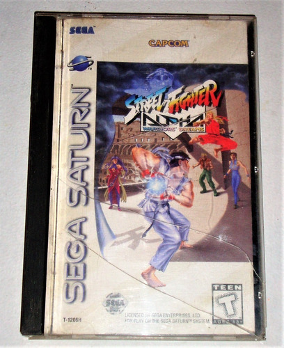 Street Fighter Alpha Para Consola Sega Saturn (mr2023) Snes