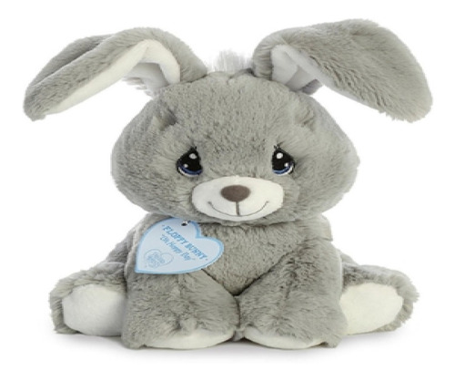 Peluche Conejo Gris  Bebe Precious Moments Aurora