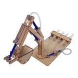 Excavadora Hidráulica Brazo Robot Jeringas Kit Educativo Diy
