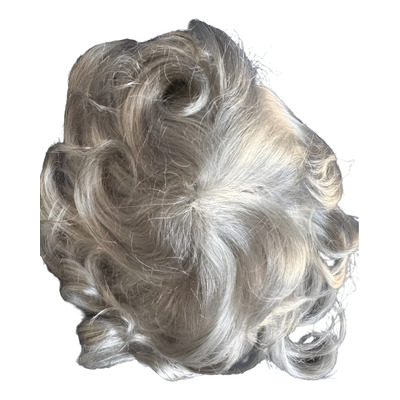 Protesis Capilar Indetectable 90% Canas Y 10% Cabello Negro | Meses sin interés