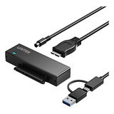 Adaptador De Disco Duro Unitek Usb Tipo C A Sata Iii Externo