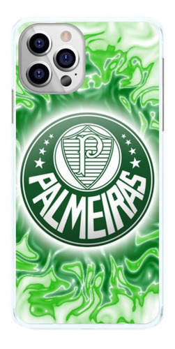 Capinha Palmeiras Fundo Verde E Branco Capa