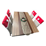 Fundas De Silla De Comedor 4pz Cena Navidad