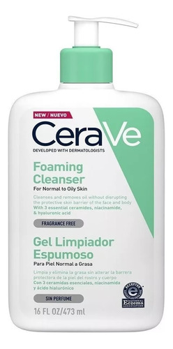 Gel Limpiador Espumoso Cerave X 473ml