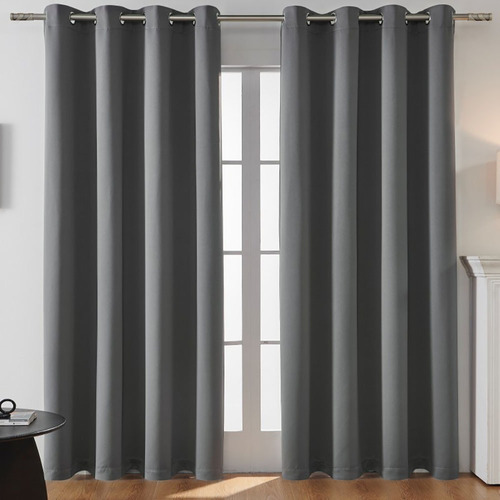 Cortinas De Colore Sólidos Para El Dormitorio 132x214cm,2pzs