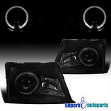 Fit 1998-2000 Ford 98-00 Ranger Black Smoke Projector He Spa