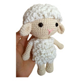 Oveja Amigurumi - Muñeco De Apego - Tejido A Crochet