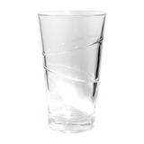 Set X12 Vasos Geo Trago Largo 420 Ml Durax