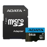 Memoria Adata Premier Microsd Xc I De 64gb, Clase 10, A1