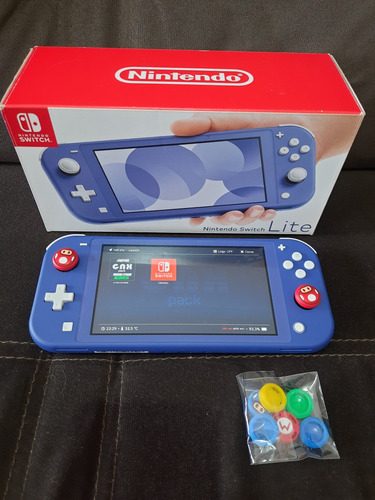 Nintendo Switch Lite Desbloqueado 256gb Azul