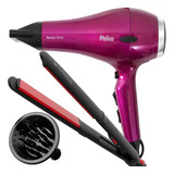 Secador De Cabelo Philco 2000w Salão Difusor Chapinha 210°c