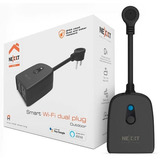 Enchufe Inteligente Nexxt Nhp-o610 Dual Wi-fi Exterior /vc Color Negro