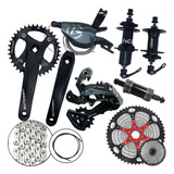 Kit Relação Absolute 12v Prime K7 52d Mtb Bike Cubos 32/36f