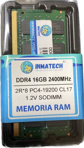 Ram Ddr4 16gb 2400 Inmatech