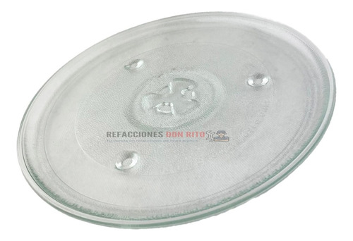 Plato D/cristal Para Microondas 27 Cm Diametro