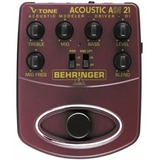 Pedal Behringer V-tone Acoustic Driver Di Adi21 C/ Garantia