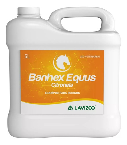 Shampoo Para Cavalo Banhex Equus Citronela 5l Lavizoo