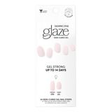 Uñas Adhesivas Glaze Color -powder Pink