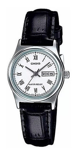 Reloj Casio Mujer Malla Cuero Calendario Ltpv006l-7b Newmar