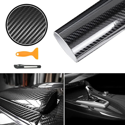 Vinil Automotriz Fibra de Carbono Impermeable 30cmx300cm Sdlogal 7D Color Negro | MercadoLibre