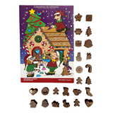 Calendario De Adviento Navidad Con 24 Piezas De Chocolate