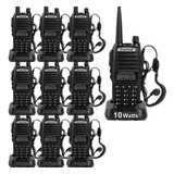 Kit 10 Handy Baofeng Uv82 Walkie Talkie Vhf Uhf 10watt Cuota