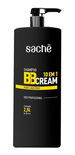Shampoo Lavatório Bb Cream 2,5l Sachê Professional