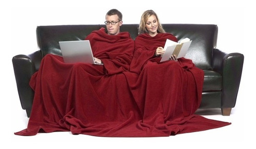 Cobertor De Tv Com Mangas Casal