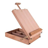 Caja De Pintura Fayneart Profesional Madera Teca-caballete