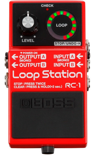 Pedal Boss Rc1 Loop Station Guitarra Violao 