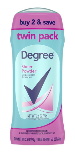 Set De 4 Desodorantes Degree Para Mujer Protección Seco