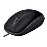 Mouse Com Fio Usb Logitech M110 Preto Com Clique Silencioso