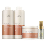 Kit Wella Fusion Salon Trio + Óleo Light 30ml