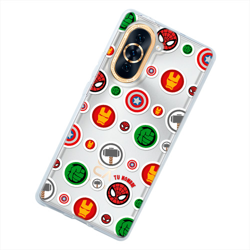 Funda Para Huawei Marvel Superhéroe Personalizado