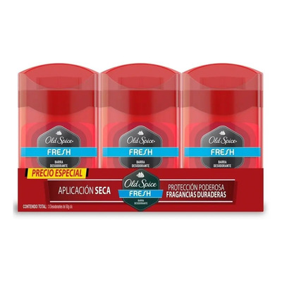 Desodorante Old Spice Fresh Para Caballero 3 Pack | MercadoLibre