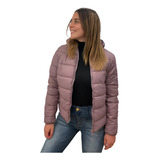 Campera Nylon Paris Interior Con Corderito Mujer Premium