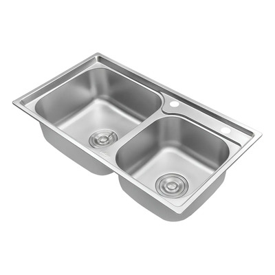 Tarja Fregadero Empotrar Calibre 22 Acero Inox Marisa Axcent Color Plateado