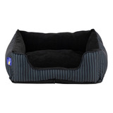 Cama Para Perro Mini A Chico Premium Suave Base Impermeable Color Negro