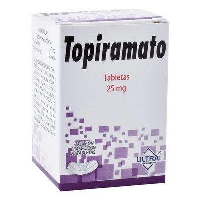 Topiramato ultra Topiramato 25 Mg Caja C\u002F20 Tabletas - Ultra laboratorios, s.a. de c.v. | MercadoLibre