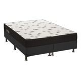 Cama Box Queen: Colchão Espuma Ortobom D45 Light+base Crc S