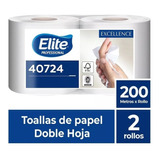 Toalla Jumbo Doble Hoja Extra Blanca 200mts X 2 Cod.40724