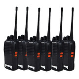 Kit 10 Rádios Comunicador Vhf/uhf/ Fm Baofeng 777s Walktalk Bandas De Freqüência 16 Cor Preto