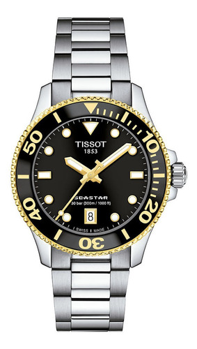 Reloj Tissot Seastar 1000 36mm De Acero Ss