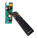 Kit 1 Fonte Original E 1 Controle Original Para Midia Box B4