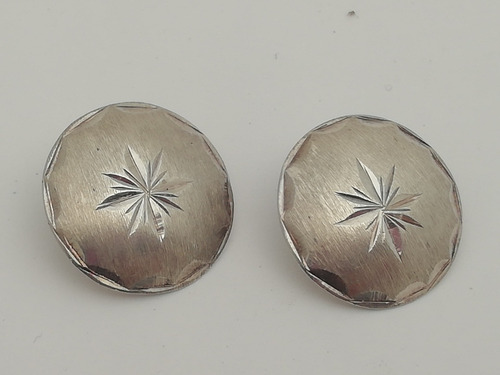 Aros De Plata Antiguos Sellados