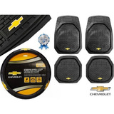 Kit Tapetes 4p + Volante Chevrolet Negro Chevy Monza C2 2004